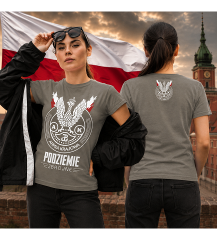 Koszulka damska AK PODZIEMIE ZBROJNE